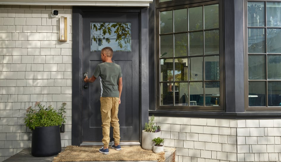 Vivint Smart Lock on home in Bend